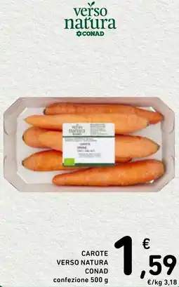 Spazio Conad Carote VERSO NATURA CONAD offerta