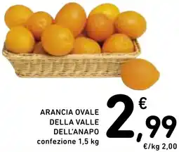 Spazio Conad Arancia ovale della valle dell'anapo offerta