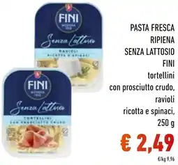 Spazio Conad Pasta fresca ripiena senza lattosio FINI offerta