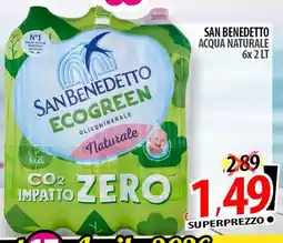 Il Genio Supermercato San benedetto acqua naturale offerta