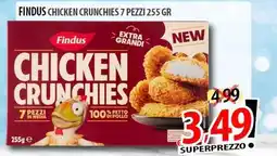 Il Genio Supermercato Findus chicken crunchies 7 pezzi offerta