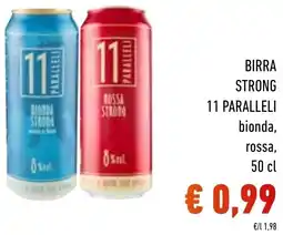 Spazio Conad Birra strong 11 PARALLELI offerta