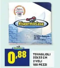 Risparmio Casa Risparmio casa tovaglioli offerta