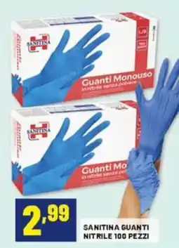 Risparmio Casa Sanitina guanti nitrile offerta