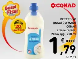 Spazio Conad Detersivo bucato a mano CONAD offerta
