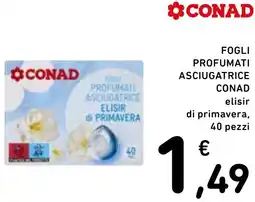 Spazio Conad Fogli profumati asciugatrice CONAD offerta