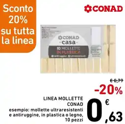 Spazio Conad Linea mollette CONAD offerta
