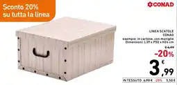 Spazio Conad Linea scatole CONAD offerta