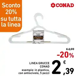 Spazio Conad Linea grucce CONAD offerta