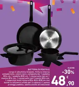 Spazio Conad Batteria di pentole offerta
