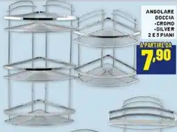 Risparmio Casa Angolare doccia cromo, silver offerta