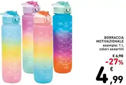 Spazio Conad Borraccia motivazionale offerta