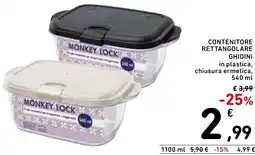 Spazio Conad Contenitore rettangolare ghidini offerta