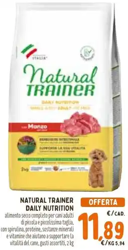 Spazio Conad Natural trainer daily nutrition offerta
