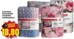 Risparmio Casa Elegance trapuntino stampato matrimoniale offerta