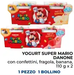 Spazio Conad Yogurt SUPER MARIO DANONE offerta