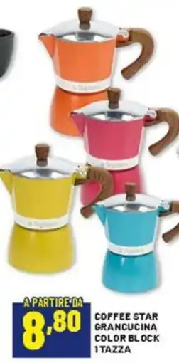 Risparmio Casa Coffee star grancucina color block 1 tazza offerta