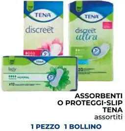 Spazio Conad Assorbenti o proteggi-slip TENA offerta