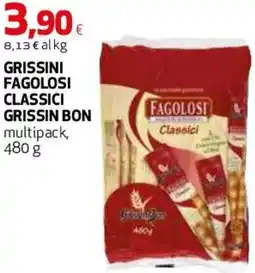 Coop Master Alleanza 3.0 Grissini fagolosi classici GRISSIN BON offerta