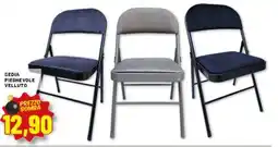 Risparmio Casa Sedia pieghevole velluto offerta