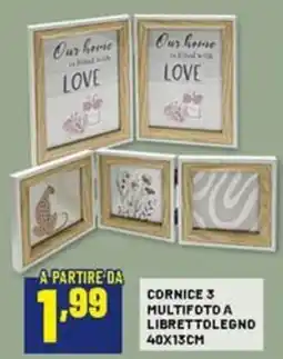 Risparmio Casa Cornice 3 multifoto a librettolegno offerta