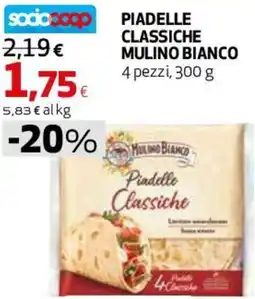 Coop Master Alleanza 3.0 Piadelle classiche MULINO BIANCO offerta