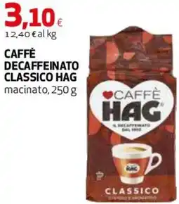Coop Master Alleanza 3.0 Caffè decaffeinato classico hag offerta