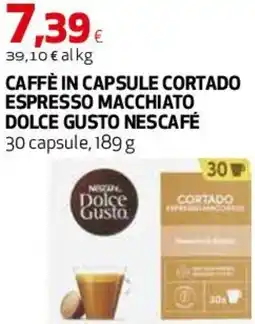 Coop Master Alleanza 3.0 Caffè in capsule cortado espresso macchiato dolce gusto NESCAFÉ offerta