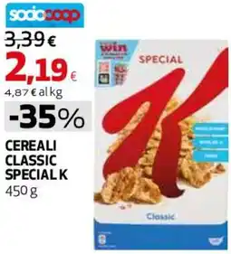 Coop Master Alleanza 3.0 Cereali classic SPECIAL K offerta