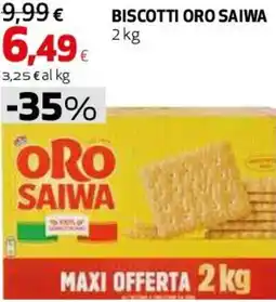 Coop Master Alleanza 3.0 Biscotti ORO SAIWA offerta