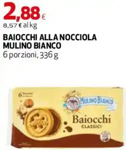 Coop Master Alleanza 3.0 Baiocchi alla nocciola MULINO BIANCO offerta