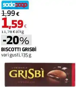 Coop Master Alleanza 3.0 Biscotti GRISBÌ offerta