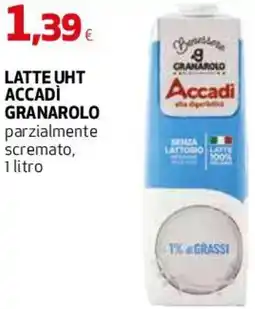 Coop Master Alleanza 3.0 Latte uht accadì GRANAROLO offerta