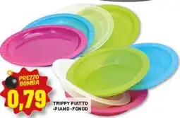 Risparmio Casa Gio' style trippy piatto piano,fondo offerta