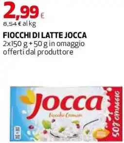 Coop Master Alleanza 3.0 Fiocchi di latte JOCCA offerta