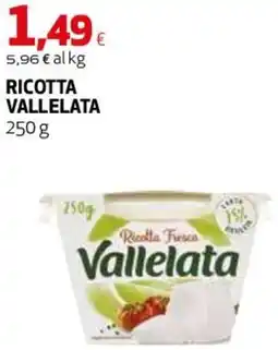 Coop Master Alleanza 3.0 Ricotta VALLELATA offerta