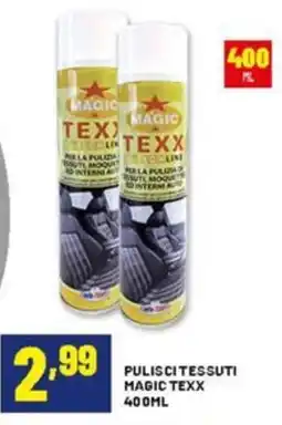 Risparmio Casa Pulisci tessuti magic texx offerta