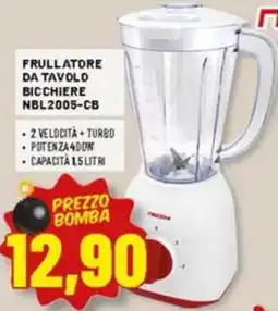 Risparmio Casa NECCHI FRULLATORE DA TAVOLO BICCHIERE NBL2005-CB offerta