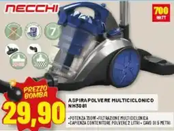 Risparmio Casa NECCHI ASPIRAPOLVERE MULTICICLONICO NH3081 offerta