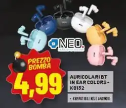 Risparmio Casa Neo auricolaribt in ear colors- K0132 offerta