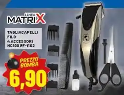Risparmio Casa Matrix tagliacapelli fil 4 accessori NC100 RF-1102 offerta