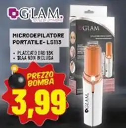 Risparmio Casa GLAM MICRODEPILATORE PORTATILE-LS113 offerta
