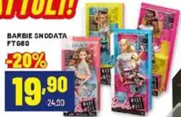 Risparmio Casa Barbie snodata FTG80 offerta