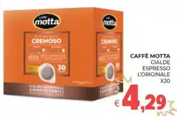 Eté Caffè motta cialde espresso l'originale x30 offerta