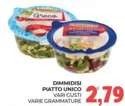 Eté Dimmidisi piatto unico offerta