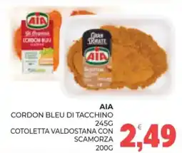 Eté Aia cordon bleu di tacchino, cotoletta valdostana con scamorza offerta