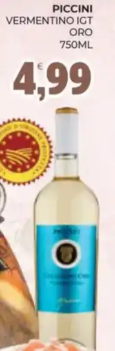 Eté Piccini vermentino igt oro offerta