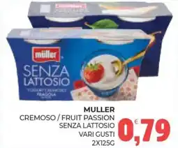 Eté Muller cremoso/fruit passion senza lattosio offerta
