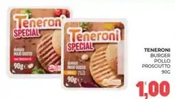 Eté Teneroni burger pollo prosciutto offerta