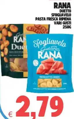 Eté Rana duetto sfogliavelo pasta fresca ripena offerta